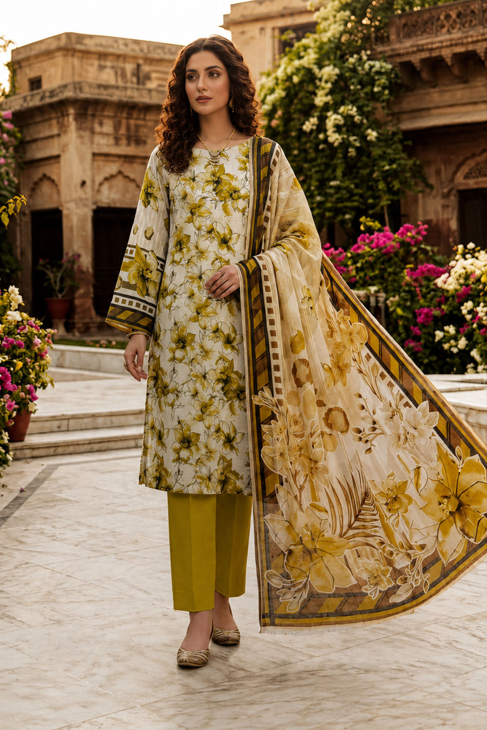LAWN 3 PIECE SUIT
