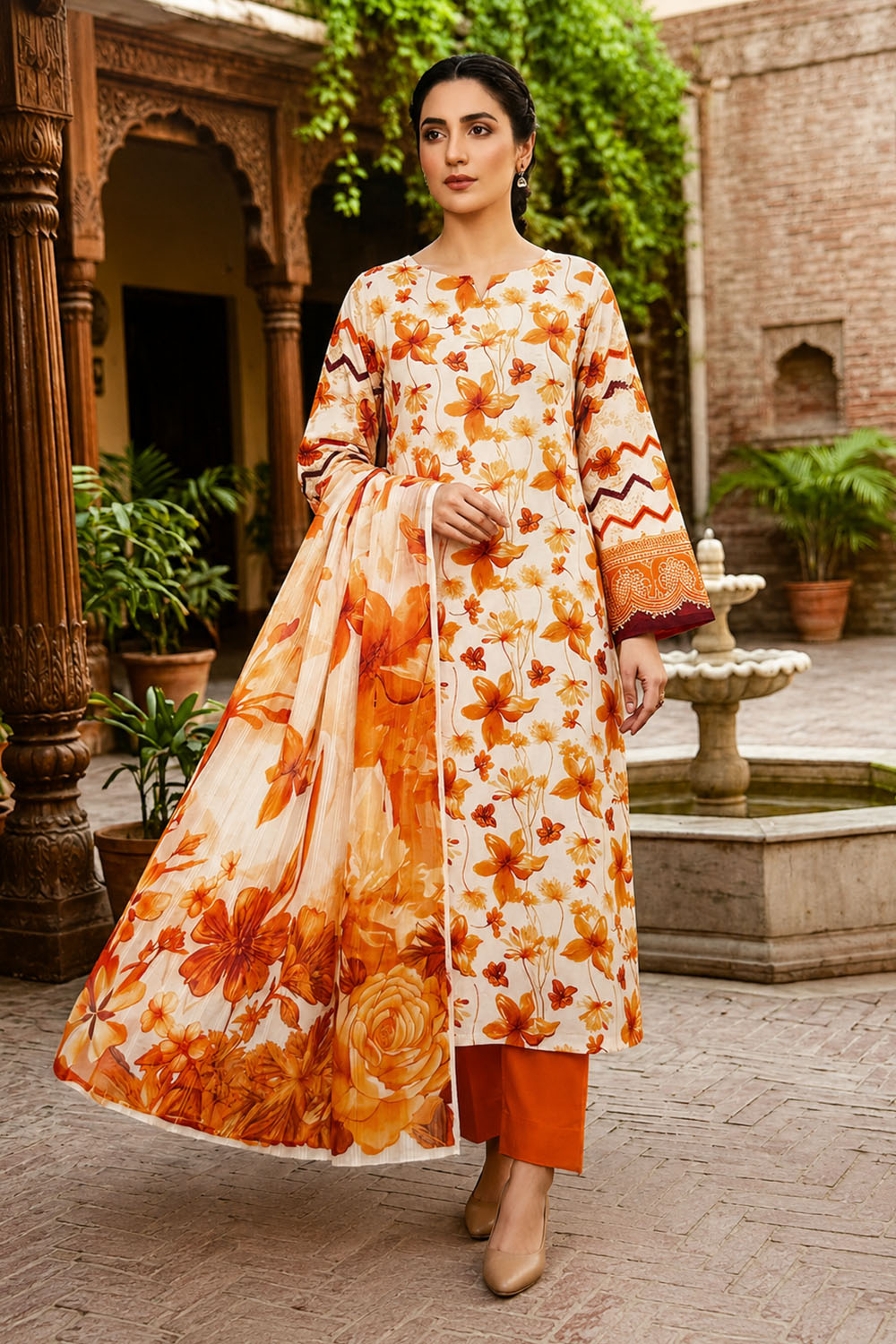 LAWN 3 PIECE SUIT