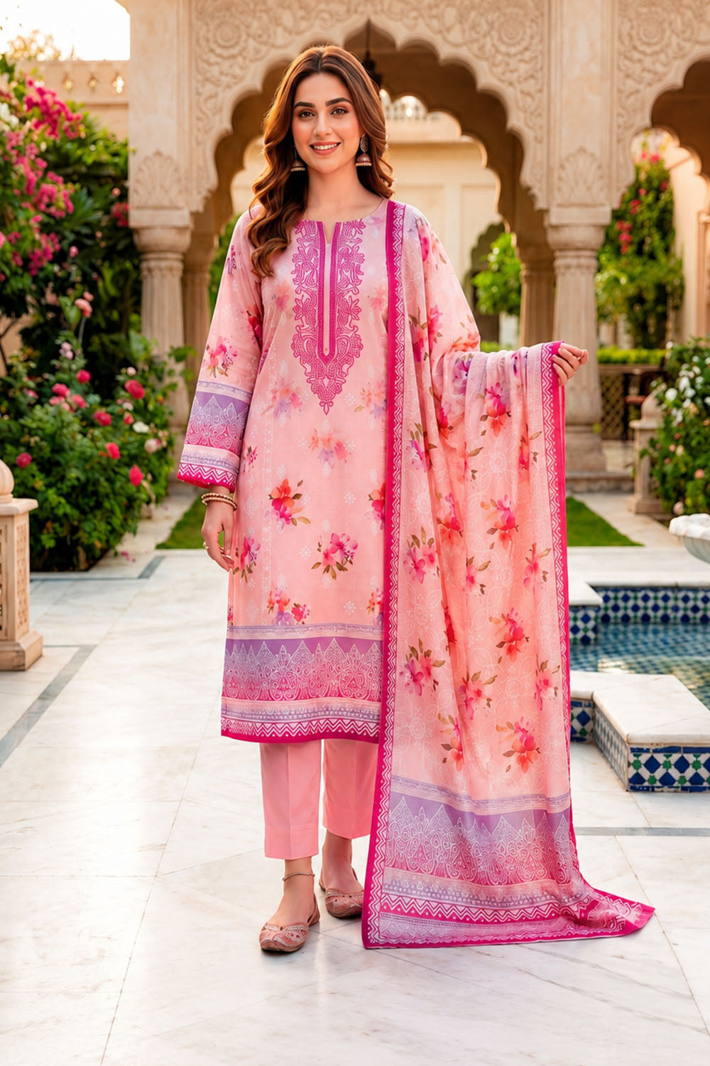 CHUNRI LAWN 3 PIECE SUIT