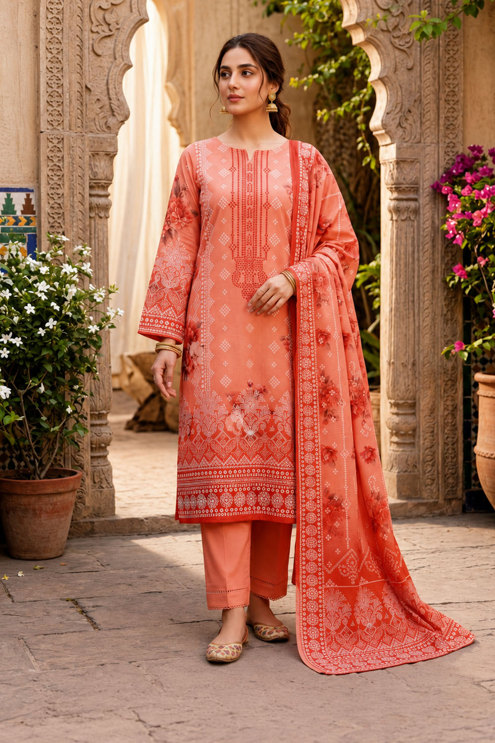 CHUNRI LAWN 3 PIECE SUIT