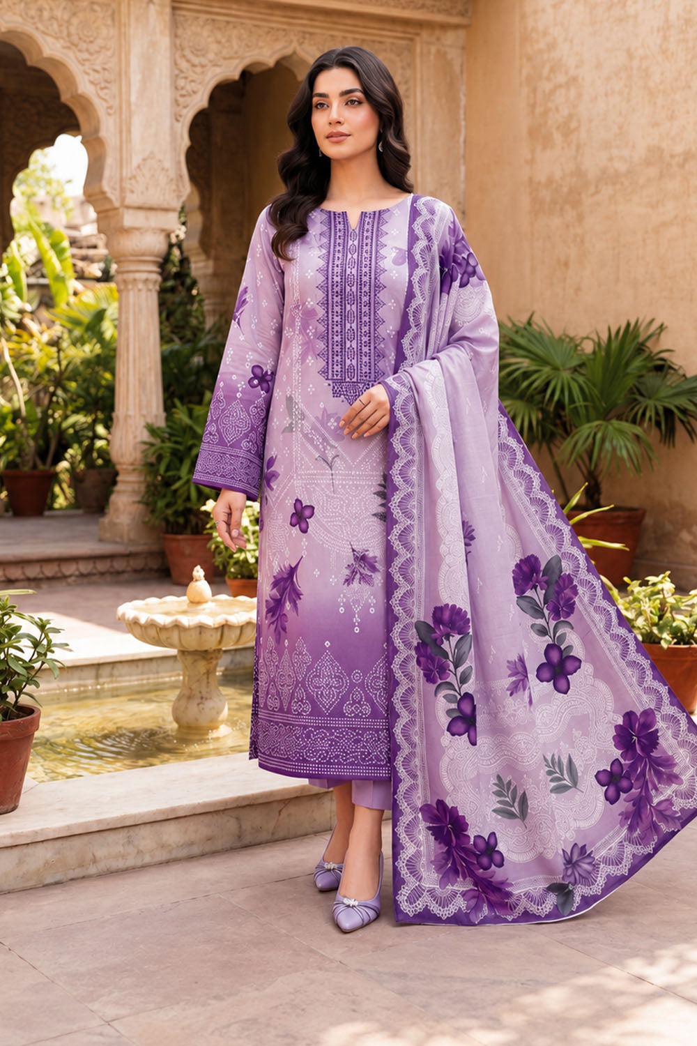 CHUNRI LAWN 3 PIECE SUIT