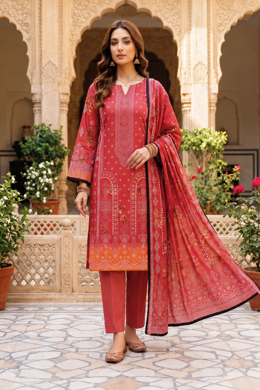 CHUNRI LAWN 3 PIECE SUIT
